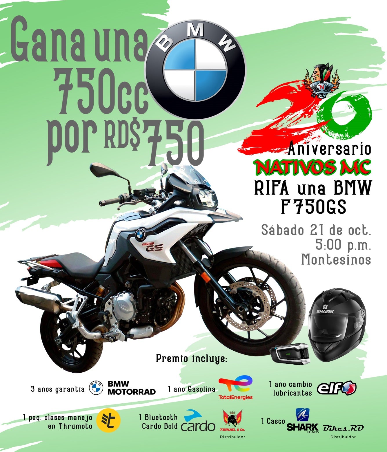 Nativos MC rifa una BMW
